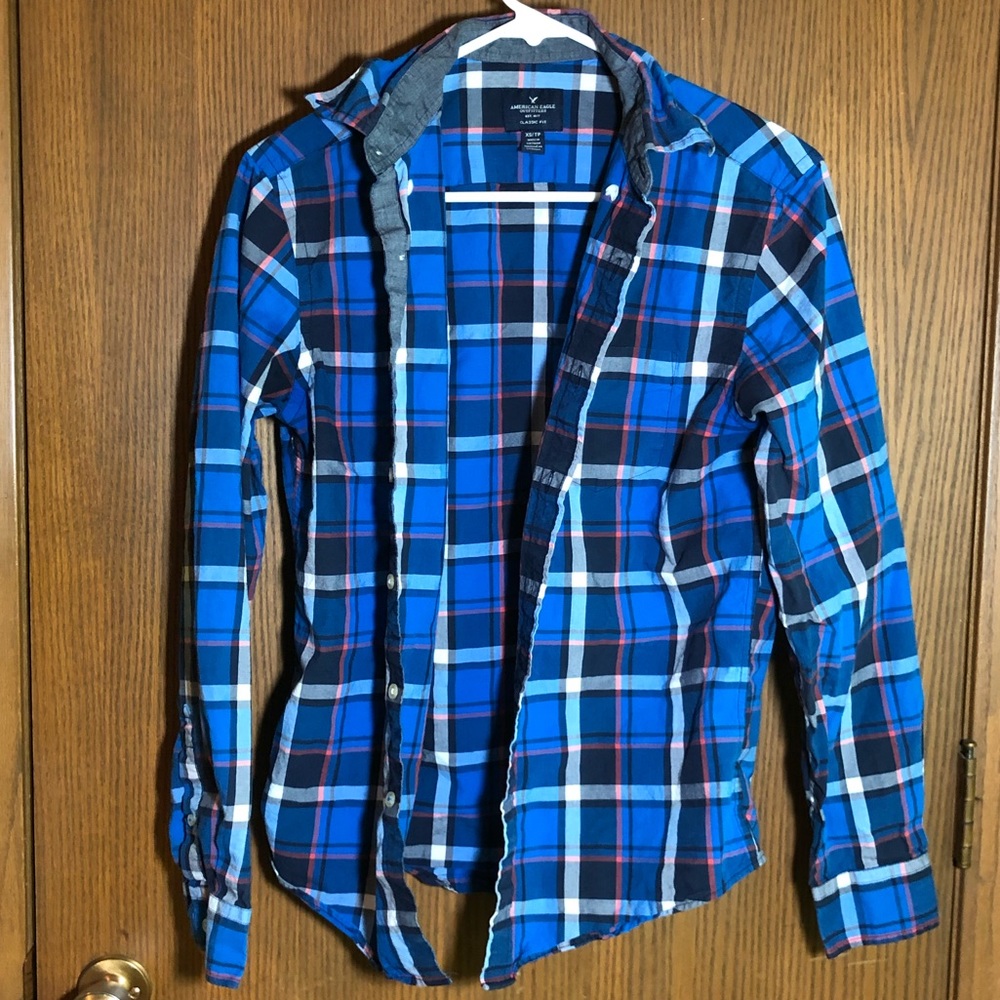 Blue plaid